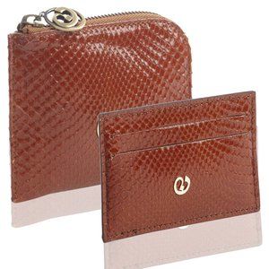 NEW NADA SAWAYA - Set of Python wallet & Card case